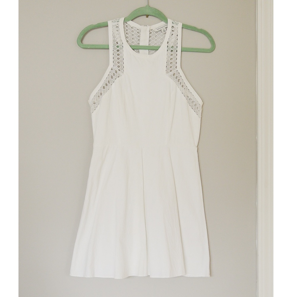 Cute Little White American Eagle Dress Size 6